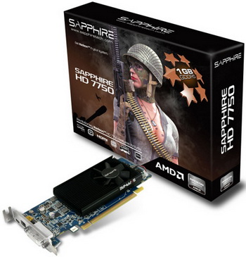 SAPPHIRE HD 7750 1GB Low profile